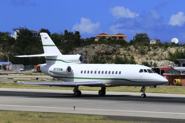 Dassault Falcon 900 (N721HM) - N721HM at TNCM