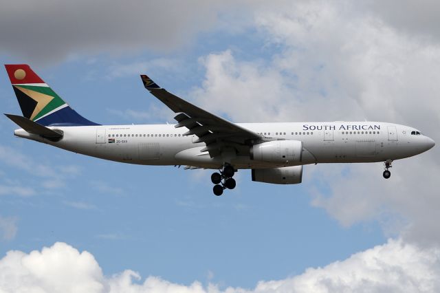 Airbus A330-200 (ZS-SXX) - on 16 March 2020