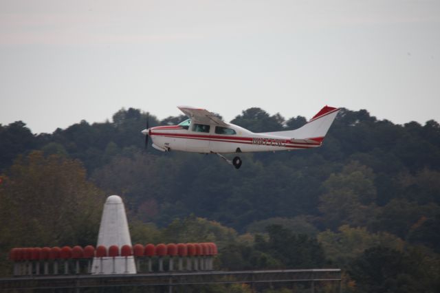 Cessna Centurion (N4773C) - Landing gear up on a flight to KSPG.