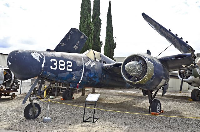 — — - Grumman F7F-3N Tigercat Night Fighter (60 built) "Mary Ann"  Planes of Fame Air Museum TDelCoro October 21, 2012