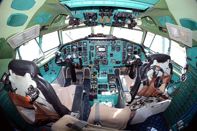 P-561 — - Air Koryo Tu154-B2 cockpit at PNJ