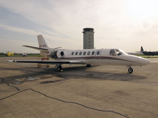 Cessna Citation V (A7-AKA) - Compressor desalination wash.