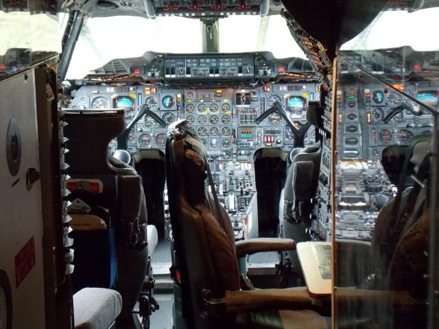 G-BBDG — - Cockpit of the Concorde at Brooklands Museum. Next to South West London