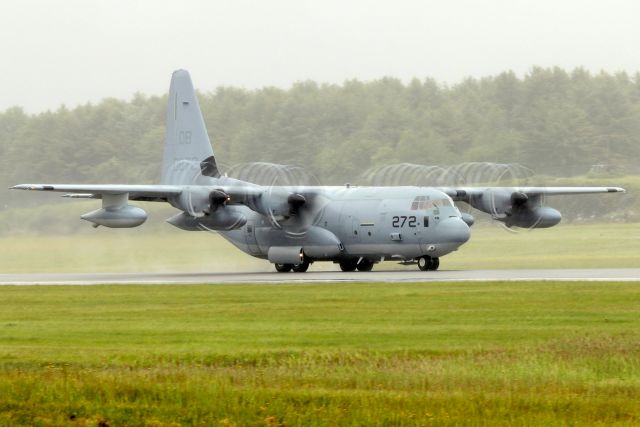 Lockheed C-130 Hercules (17-0272) - 'RAIDER 26' departing as support for the MCAS F/A-18s from Miramar heading to Poland