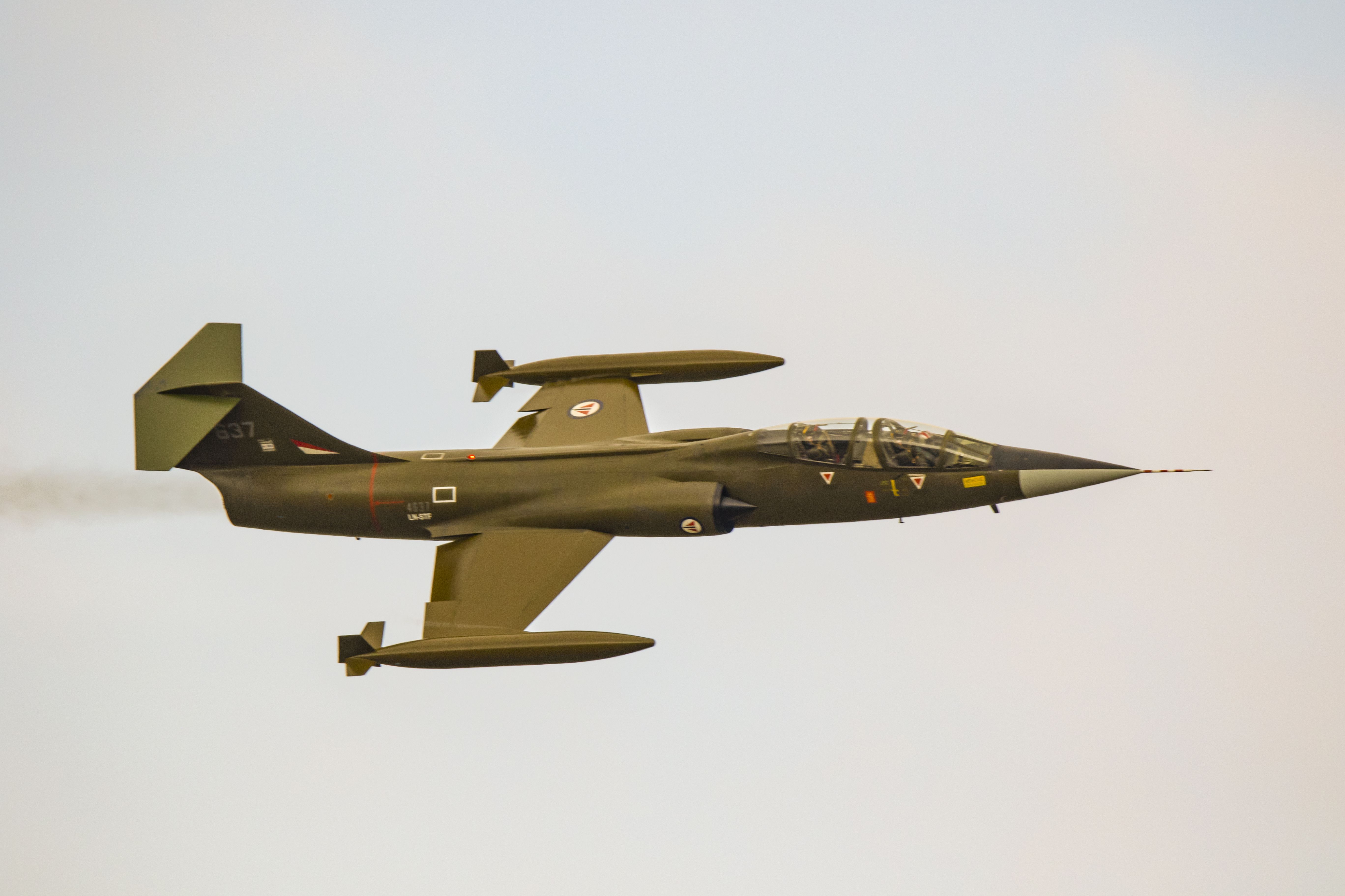 Canadair CL-201 Starfighter (LN-STF) - LN-STF (637) Canadair Starfighter CF104D piloted by Eskild Amdal on Sola Airport Stavanger Norway