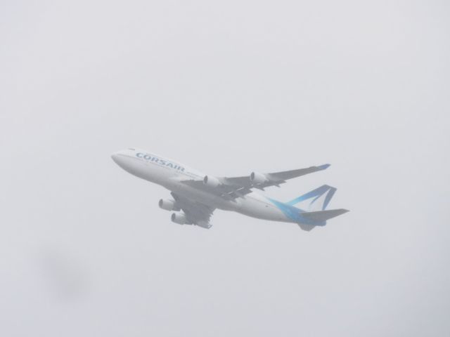 Boeing 747-400 (F-GTUI) - Corsair trying to fight a tropical cyclone