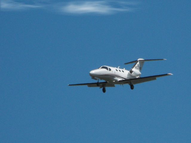 Cessna Citation Mustang (N530AG) - This Citation Mustang N530AG is shown on final in the Spring of 2009.