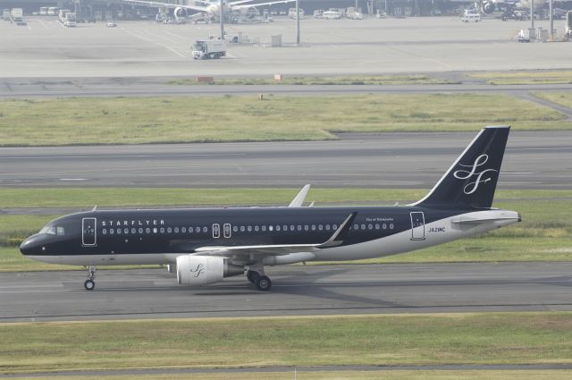 Airbus A320 (JA21MC) - Taxing at Tokyo-Haneda Intl Airport on 2014/10/27