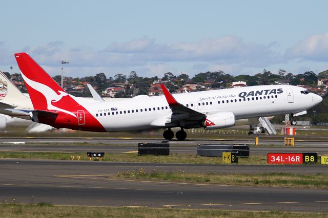 Boeing 737-800 (VH-XZK) - on 24 November 2018