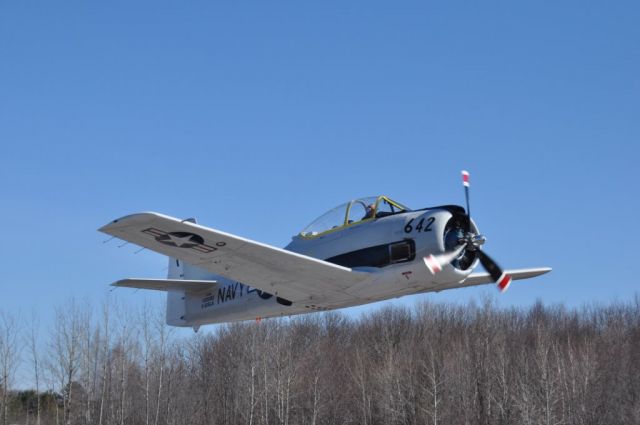 North American Trojan (C-GSLA) - Taking Off 17 at CNK4