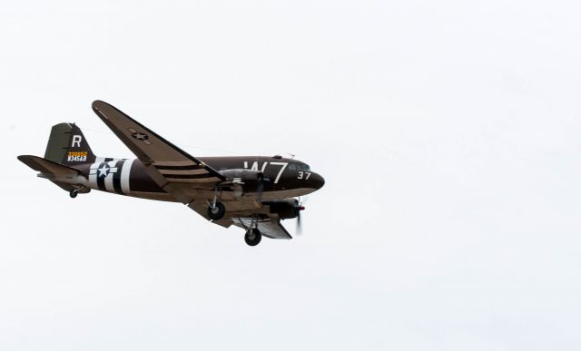 Douglas DC-3 (N345AB) - Heading to France upcoming D-Day.