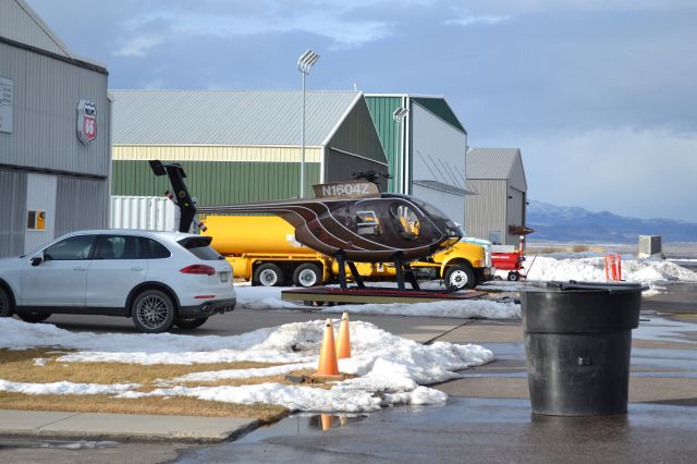 N1604Z — - The Montana FWP helicopter that won't leave. It has been here every time I come to the airport since the first time in June 2021.br /br /Taken on February 25, 2024 at 16:03 MST with my Nikon D3100 with a Nikon AF-S 18-55mm lens at 55mm.