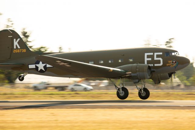 Douglas DC-3 (N43XX) - First Flight After Restoration