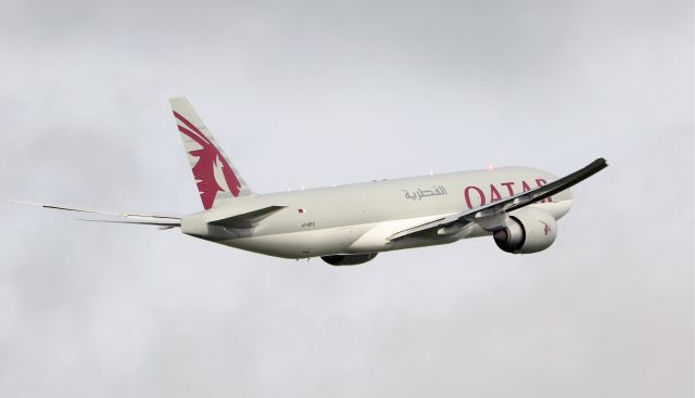 Boeing 777-200 (A7-BFC) - qatar cargo b777-fdz a7-bfc dep shannon for doha 1/10/20.