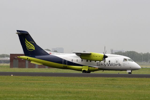 Fairchild Dornier 328 (HB-AER) - Landing at Polderbaan