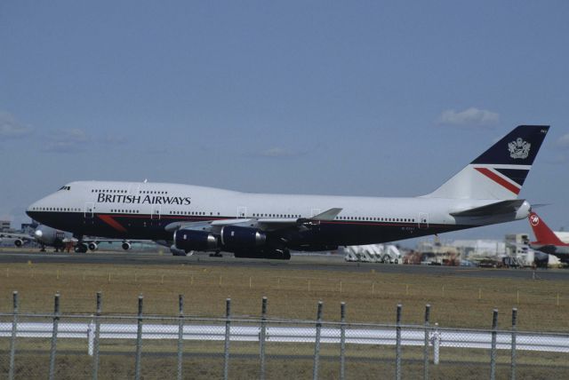 Boeing 747-400 (G-CIVJ) - Departure at Narita Intl Airport Rwy34L on 1999/02/25