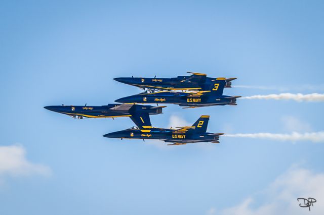 McDonnell Douglas FA-18 Hornet — - Blue Angels show at MCAS Airshow 2012