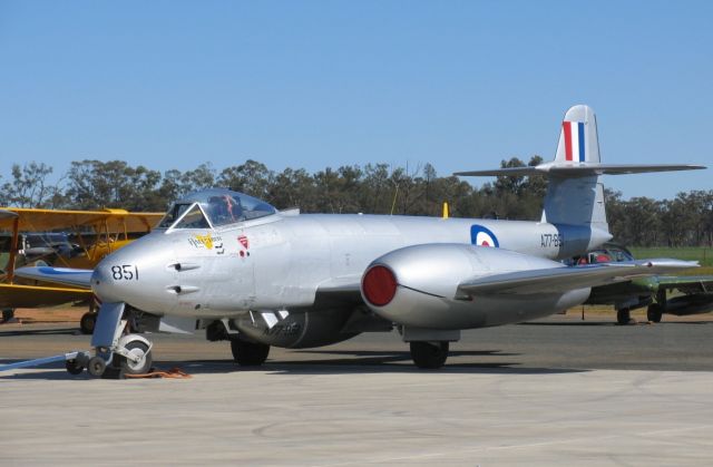 GLOSTER Meteor (VH-MBX) - Gloster F.8 Meteorbr /s/n G5/361641br /Photo: 28.08.2004