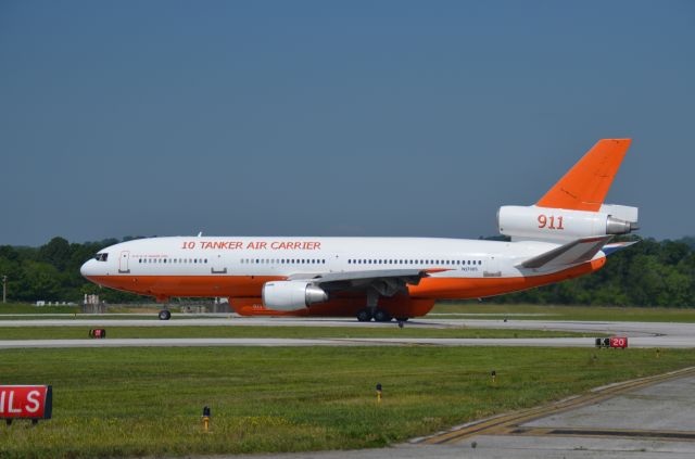 McDonnell Douglas DC-10 (N17085) - I was standing adjacent to the ILS area where Txwy H and Rnwy 20 intersect.  Tanker 911 was stationed here and being used in support of the wildfire fighting efforts at the Florida/Georgia border.