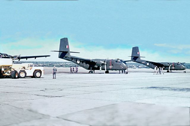 De Havilland Canada DHC-4 Caribou (A4228) - DHC  Caribou A4-228 far right delivery flight June 1965 RAAF Pearce (YPEA).