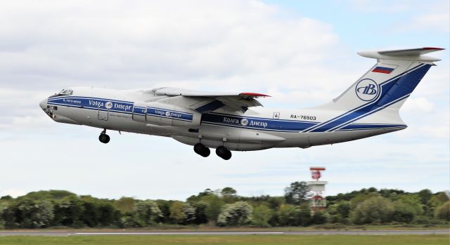 Ilyushin Il-76 (RA-76503) - volga-dnepr il-76td-90vd ra-76503 dep shannon for st.johns 15/5/20.