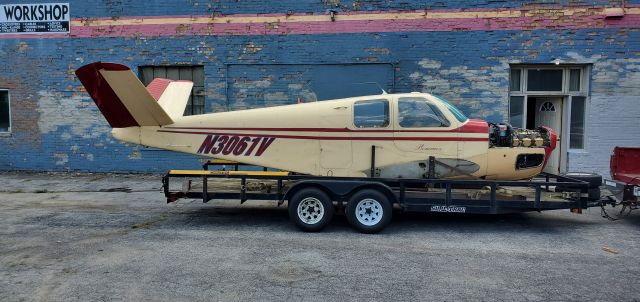 Beechcraft 35 Bonanza (N3061V) - Transport to the shop