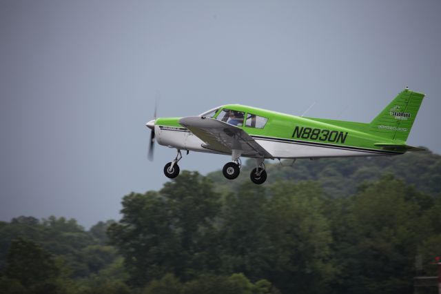 Piper Cherokee Arrow (N8830N) - Takeoff to the east on a rainy afternoon in Atlanta