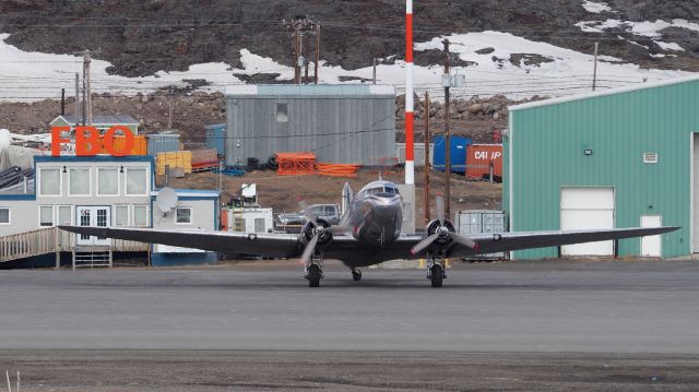 Douglas DC-3 (N24320) - A 1944 Douglas DC-3A-S1C3G , twin piston engines. "Miss Montana" from Missoula, Montana. Heading to Normandy. daksovernormandy.combr /The sound of the engines sputter-putt-putt-purring is classic.