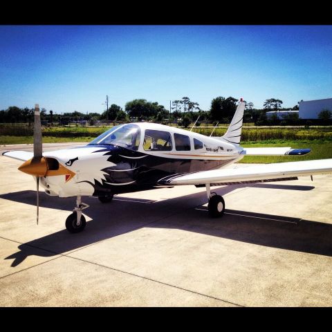 Piper Cherokee (N836FS) - The Eagle in Kissimmee FL (KISM). "Fly Smart Flight school"