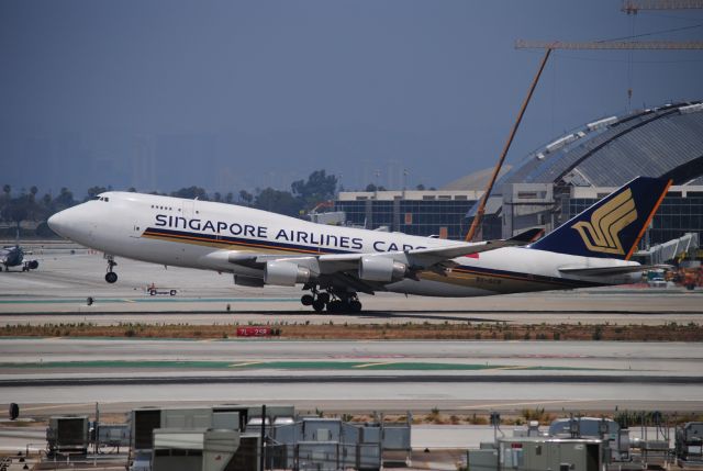 Boeing 747-400 (9V-SCB) - You"re looking at a freighter so new and RARE that you're LUCKY!  I was fortunate to shoot it twice this day!! Happy July 2012!