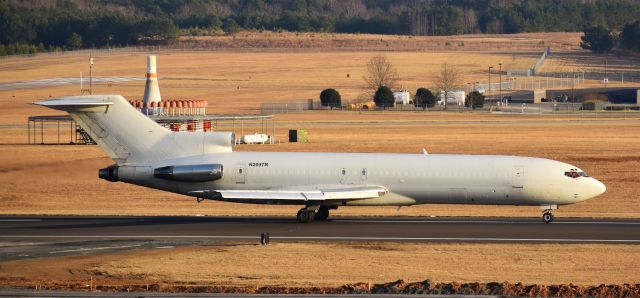 BOEING 727-200 (N209TR) - Something I have not seen in a LONG time - a flying 727, rare around these parts. And speaking of parts, she was supposed to be here at RDU picking up auto parts - not sure if that was the reason, but I certainly didnt need one, and it was thrilling to be able to see her, hear her, and smell her! The 727 was my favorite as a kid, and still is. This one started off life with American in 1976 and still going strong. At RDU, 1/22/18.