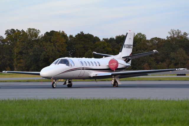 Cessna Citation II (N109DC) - LAKE CHAMPLAIN TRANSPORTATION CO at KJQF - 10/23/18