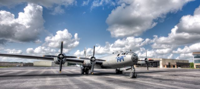 Boeing B-29 Superfortress (N529B) - FIFI in front of Corporate Flight Management in Smyrna, TN