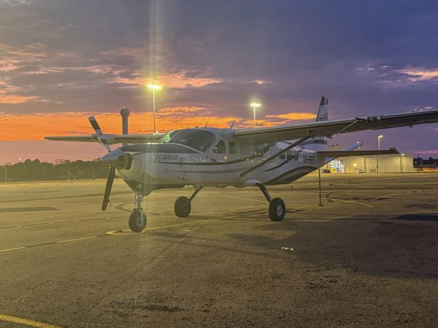 Cessna Caravan (VH-HFX) - Last leg on a ling ferry flight from Norway to Australia. Departure to YPJT early in the morning. 27-OCT-2024.