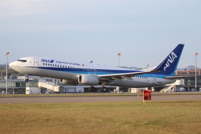 Boeing 737-800 (JA56AN) - 11 May 2015：HKD-KIX.