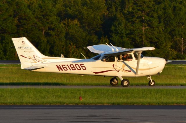 Cessna Skyhawk (N61805) - CATTLEY & ASSOCIATES LLC taxiing at KJQF - 10/5/18