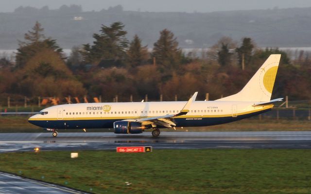 Boeing 737-800 (N739MA) - miami air b737-8 n739ma landing at shannon 5/11/17.