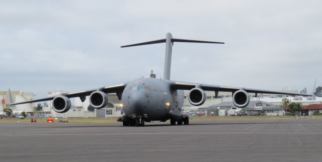 Boeing Globemaster III (A41210) - A41210 departing Christchurch International (NZCH).