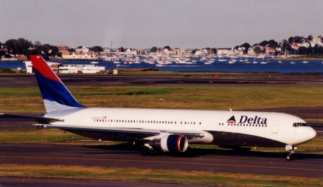 BOEING 767-300 (N188DN) - From August 21, 2000 - Wavy Gravy livery. 