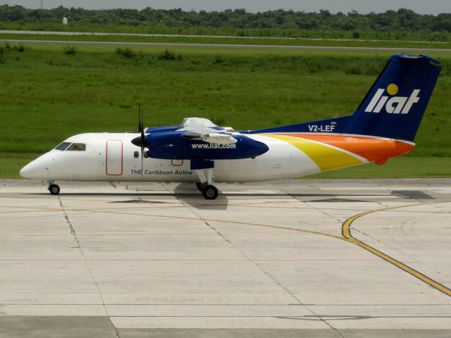 de Havilland Dash 8-100 (V2-LEF)