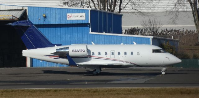 Canadair Challenger (N541PJ) - Catching some tarmac time is this 1994 Bombardier Canadair Challenger 601-3R in the Winter of 2023.