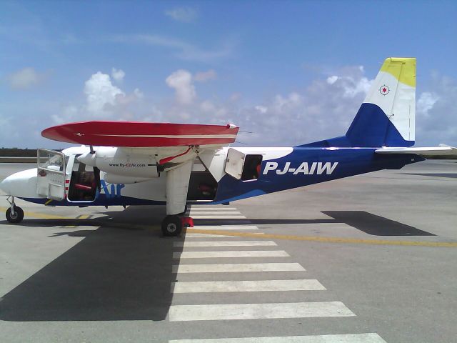 ROMAERO Islander (PJ-AIW) - Britten Norman Islander from EZ-Air