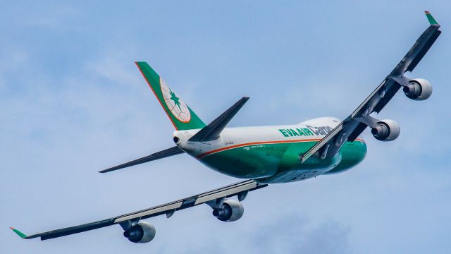 Boeing 747-400 (B-16482) - July 21, 2017, Chicago, Illinois -- This Boeing 747-45E(F) is departing ORD. The photo was made at the Schiller Park Metra Train Station. Uploaded in low-resolution. Full resolution is available at cowman615 at Gmail dot com. cowman615@gmail.com