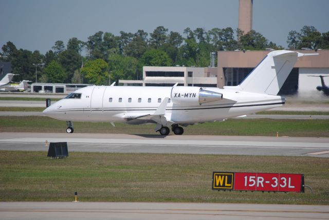 Canadair Challenger (XA-MYN) - 3/21/2016: Canadair CL-600-2B16 Challenger 601-3R (XA-MYN)