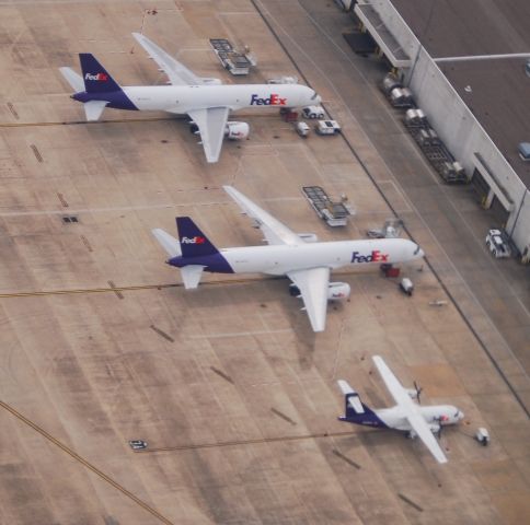 Boeing 757-200 (N903FD) - FedEx terminal at GSP.