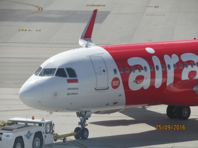 Airbus A320 (PK-AZF) - Indonesia AirAsia A320 preparing for take-off to Denpasar.