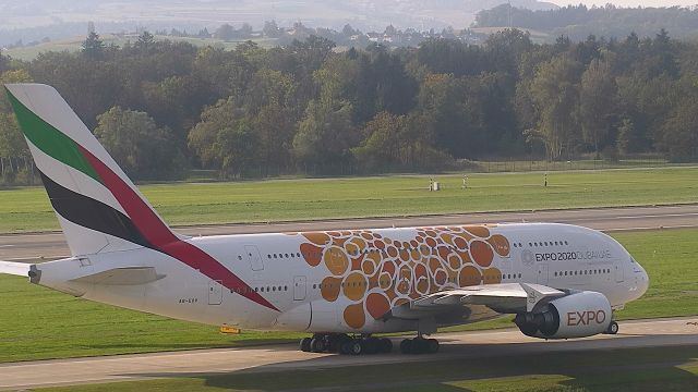 Airbus A380-800 (A6-EOV) - A6EOV09102021ZRHSPCOL.