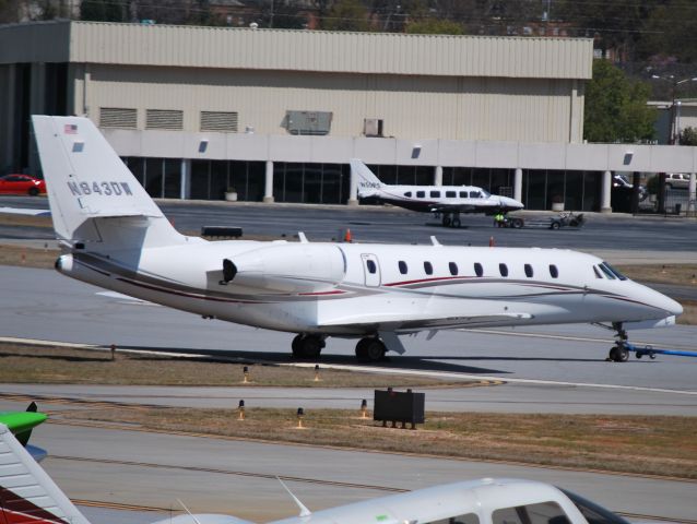 Cessna Citation Sovereign (N843DW) - WILLIAM VICTOR AVIATION LTD at KPDK - 4/6/13