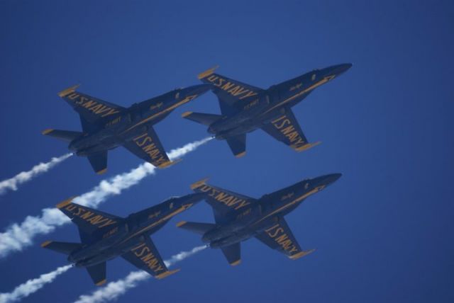 McDonnell Douglas FA-18 Hornet — - Blue Angels Air Show 2011