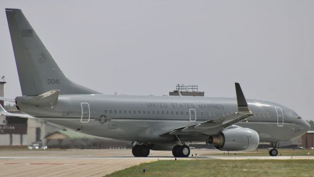 Boeing 737-700 (17-0041) - USMC's new C-40A departing KHUF.br /br /Oct. 2023